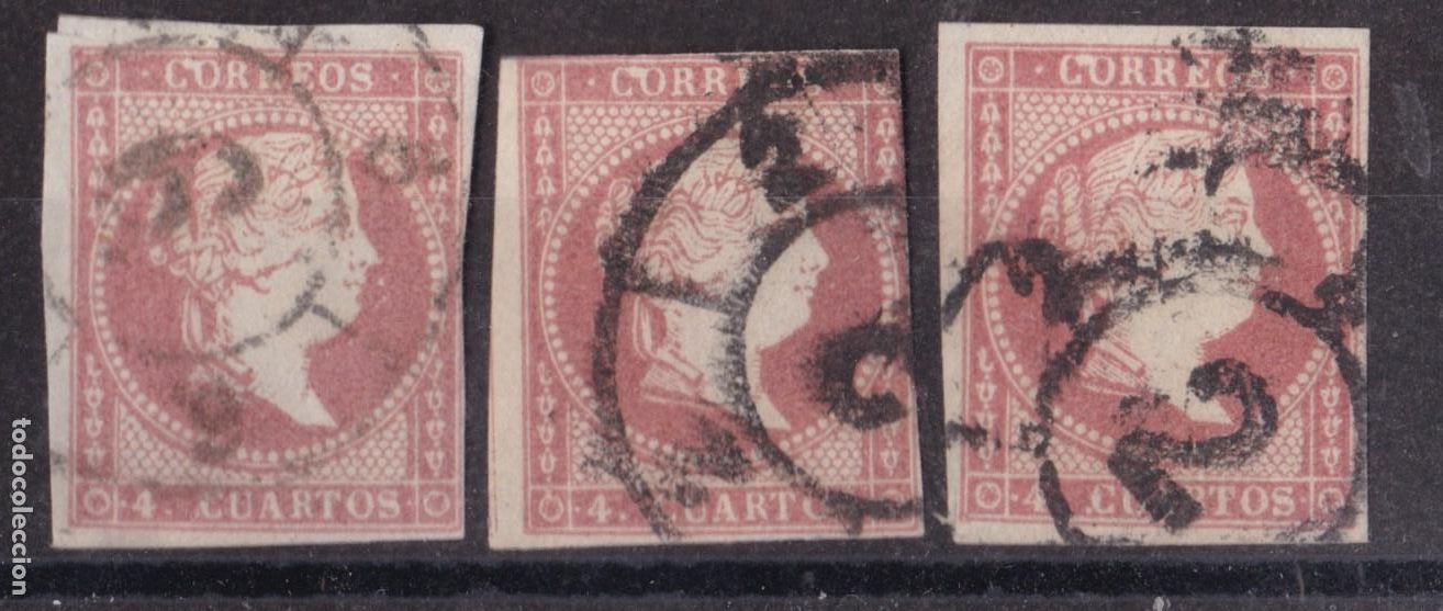 Sellos: SS42-Cl&aacute;sicos Edifil 48 x 3 Sellos. VARIEDAD CLICH&Eacute; x 3 Sellos