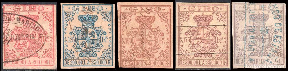 Sellos: Espa&ntilde;a - Fiscales - Giro - Alemany o 17/21 (final) - 1861