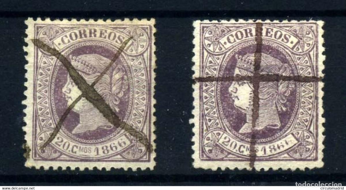 Sellos: Espa&ntilde;a n&ordm; 86. A&ntilde;o 1866 - Foto 1