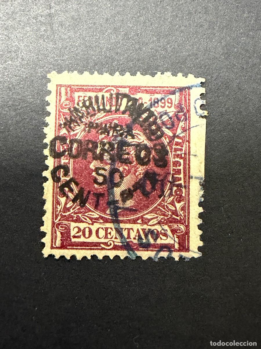 Sellos: FERNANDO POO, 1899. EDIFIL 64. REY ALFONSO XIII. USADO