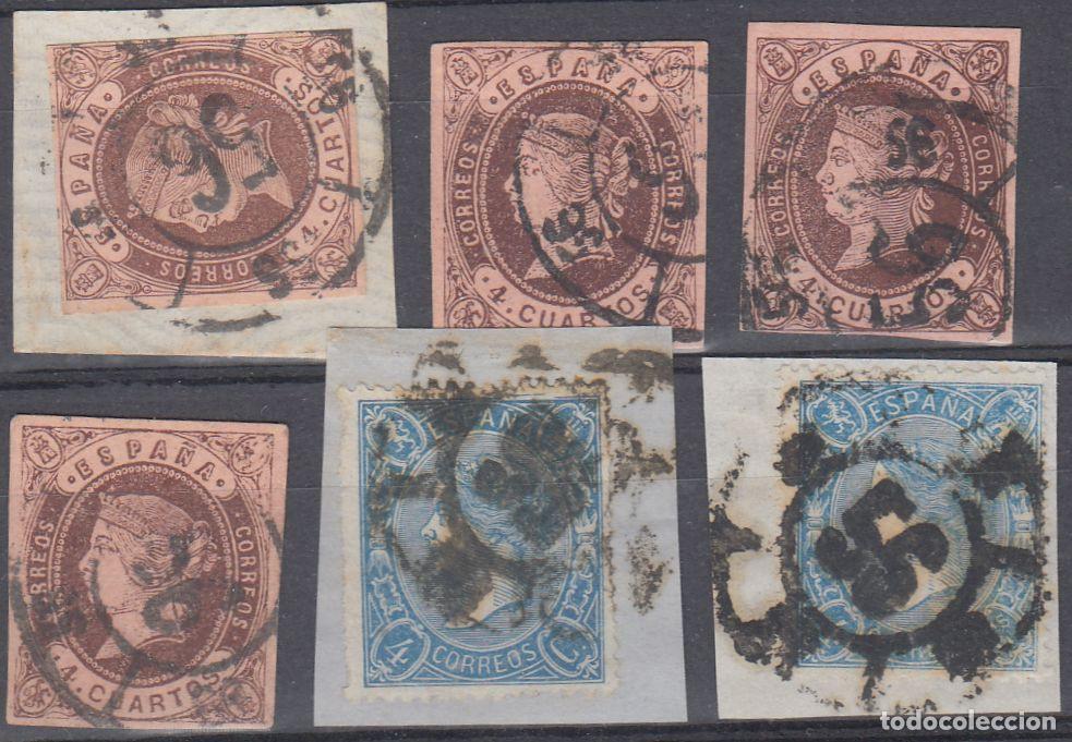 Sellos: EDIFIL N&ordm; 58-75-RUEDA DE CARRETA N&ordm; 56-SANTIAGO-