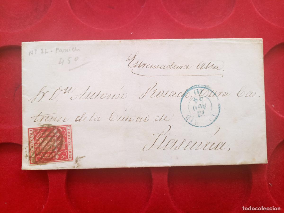 Timbres: CARTA ENTERA MADRID A PLASENCIA, C&Aacute;CERES