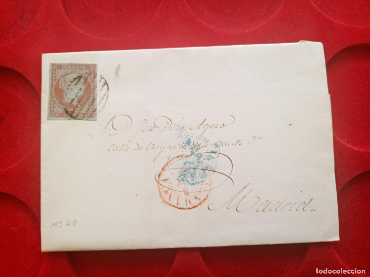 Sellos: SALAMANCA A MADRID, ENVUELTA Jos&eacute; D&iacute;az Agero y Gonz&aacute;lez, Diputado a Cortes