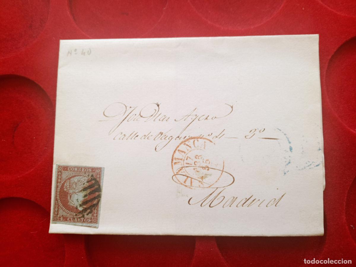 Sellos: SALAMANCA A MADRID, ENVUELTA Jos&eacute; D&iacute;az Agero y Gonz&aacute;lez, Diputado a Cortes