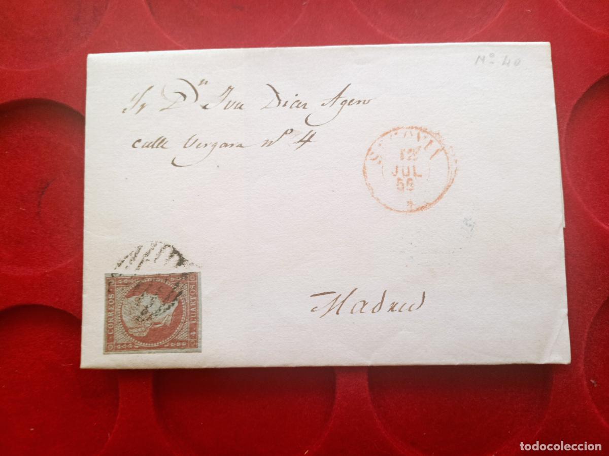 Sellos: ENVUELTA SEGOVIA A MADRID Jos&eacute; D&iacute;az Agero y Gonz&aacute;lez, Diputado a Cortes