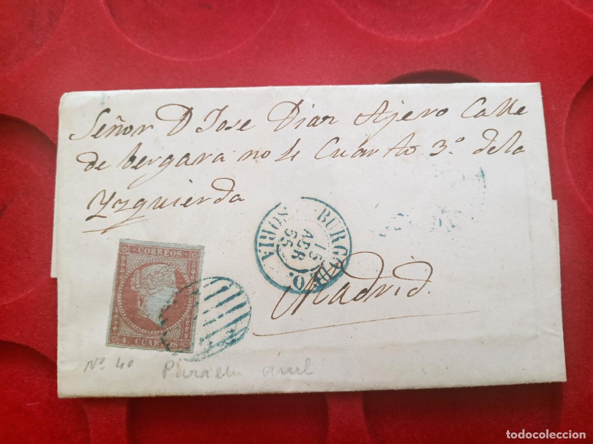 Sellos: ENVUELTA BURGO DE OSMA, SORIA A MADRID Jos&eacute; D&iacute;az Agero y Gonz&aacute;lez, Diputado a Cortes