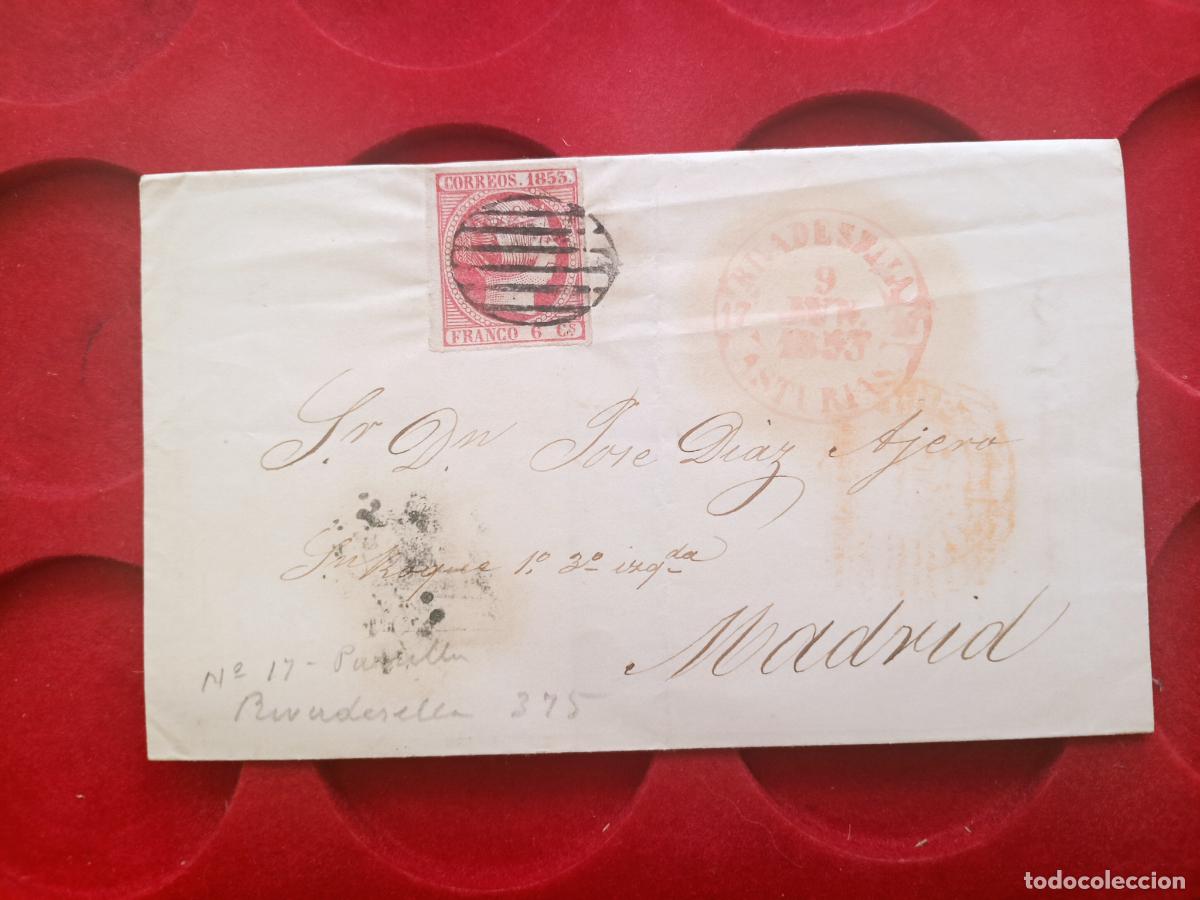 Sellos: ENVUELTA RIBADESELLA A MADRID Jos&eacute; D&iacute;az Agero y Gonz&aacute;lez, Diputado a Cortes