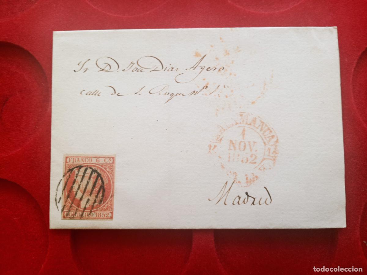 Sellos: ENVUELTA. SALAMANCA A MADRID. Jos&eacute; D&iacute;az Agero y Gonz&aacute;lez, Diputado a Cortes