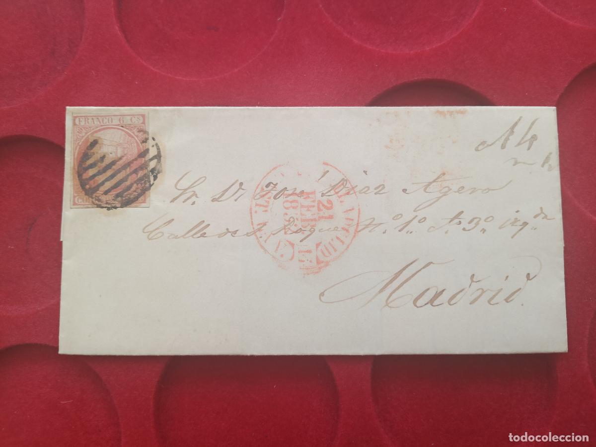 Sellos: ENVUELTA. VALLADOLID. Jos&eacute; D&iacute;az Agero y Gonz&aacute;lez, Diputado a Cortes