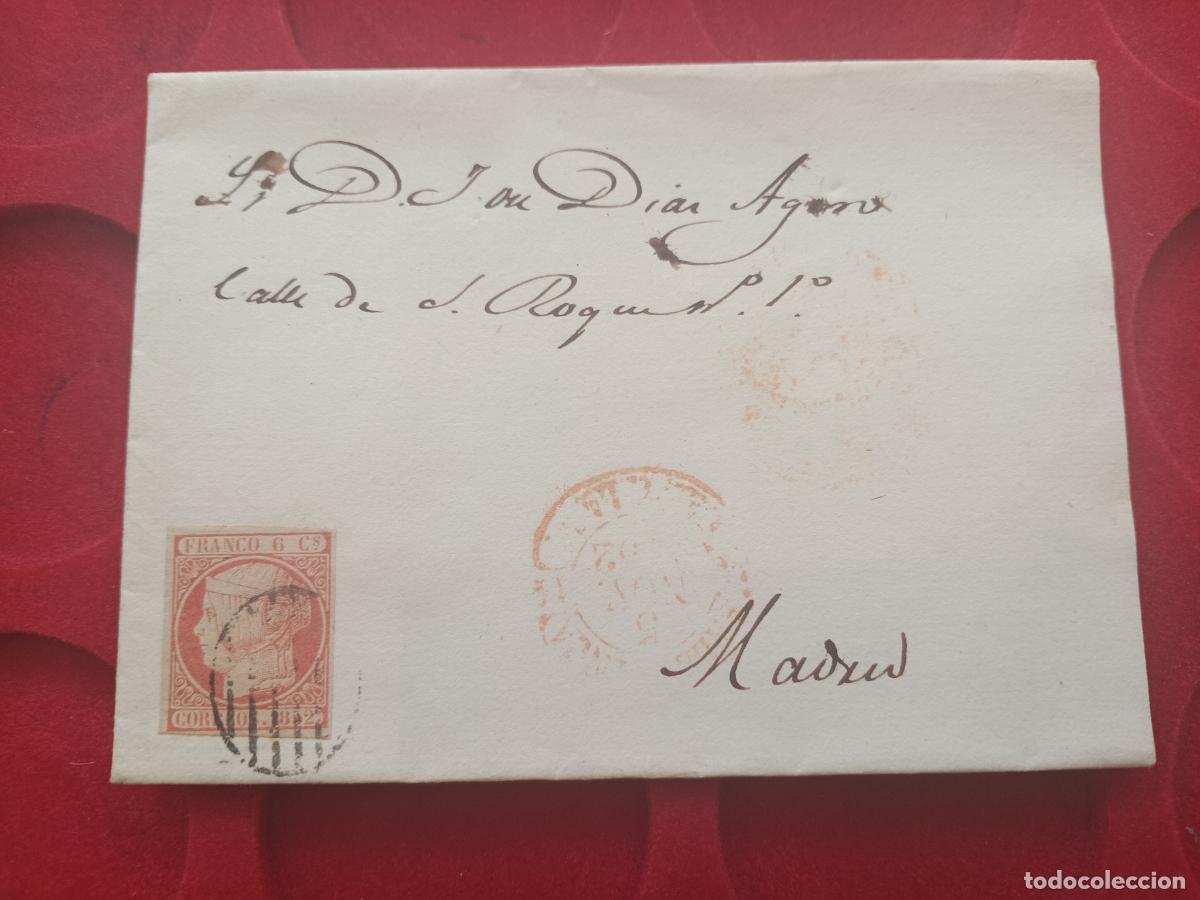 Sellos: ENVUELTA. SALAMANCA A MADRID. Jos&eacute; D&iacute;az Agero y Gonz&aacute;lez, Diputado a Cortes