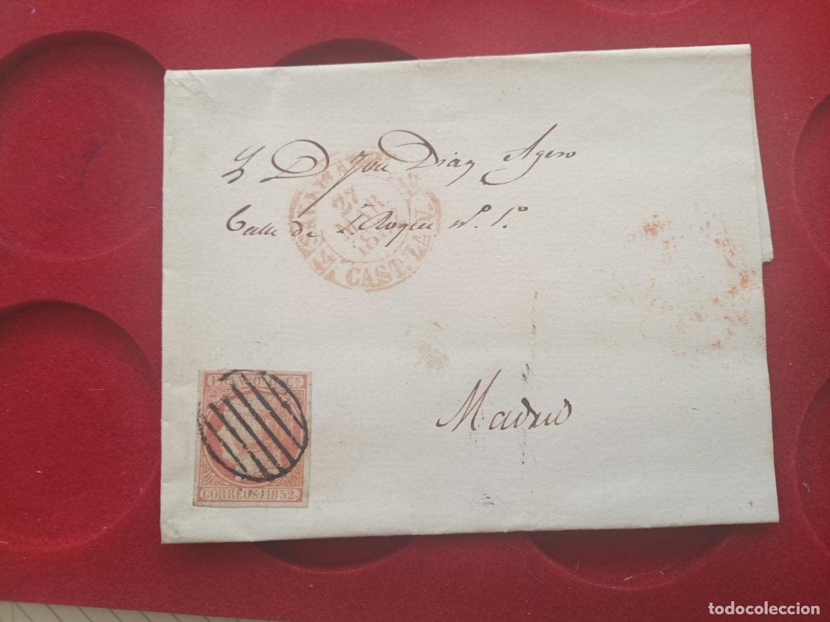 Sellos: ENVUELTA. SALAMANCA A MADRID. Jos&eacute; D&iacute;az Agero y Gonz&aacute;lez, Diputado a Cortes