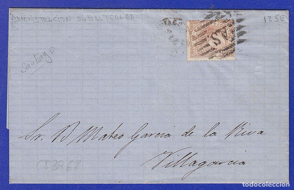 Sellos: EDIFIL N&ordm; 96-PARRILLA DE SANTIAGO-CARTA-