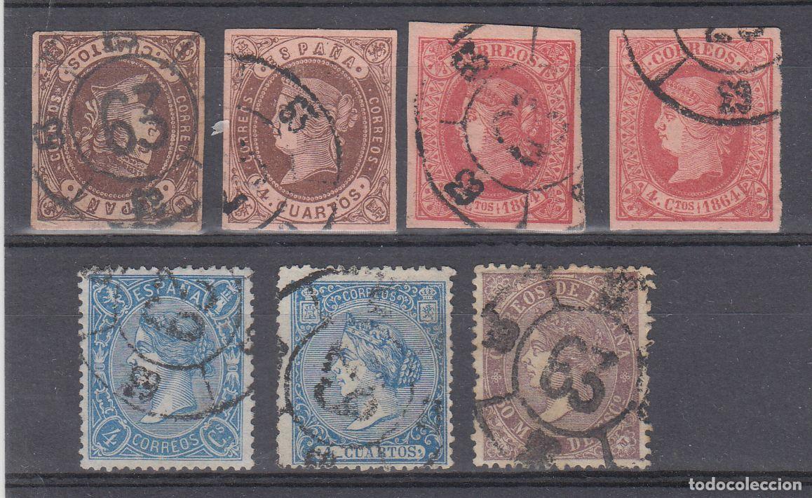 Sellos: FICHA-RUEDA DE CARRETA N&ordm; 63-SAN ROQUE-