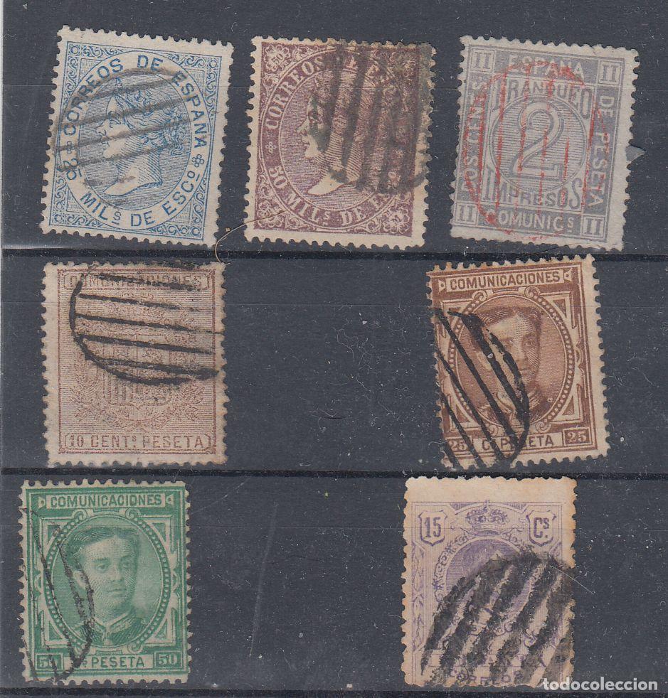 Sellos: PARRILLAS DE 1852-ISABEL II Y ALFONSO