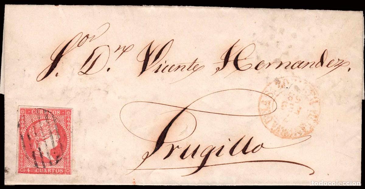 Sellos: Badajoz - Edi o 48 - Carta Mat Parrilla + Fech. Tp. I &rdquo;Villanueva Serena&rdquo; en frontal