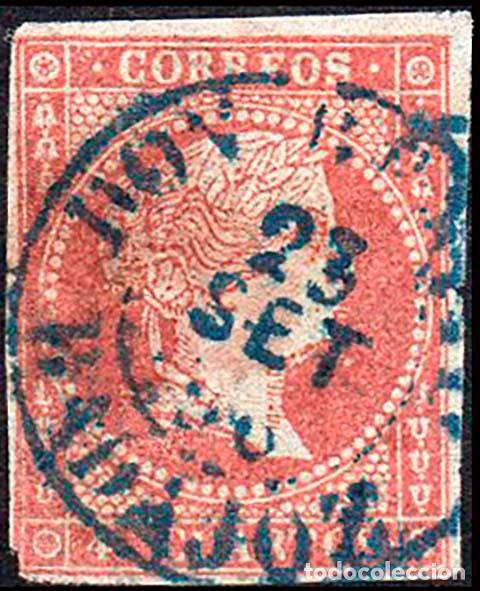 Sellos: Badajoz - Edi o 48 - 4 cuartos - Mat Fech. Tp. I azul &rdquo;Don Benito&rdquo;