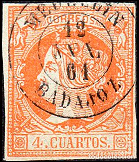 Sellos: Badajoz - Edi o 52 - 4 cuartos - Mat Fech. Tp. II &rdquo;Medell&iacute;n&rdquo;