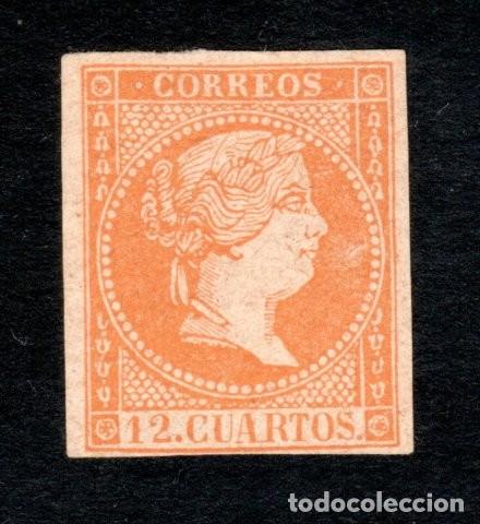 Sellos: EDIFIL NE 1A ISABEL II. NO EXPENDIDO. A&Ntilde;O 1859. VALOR CAT&Aacute;LOGO: 210 &euro;. MNH **
