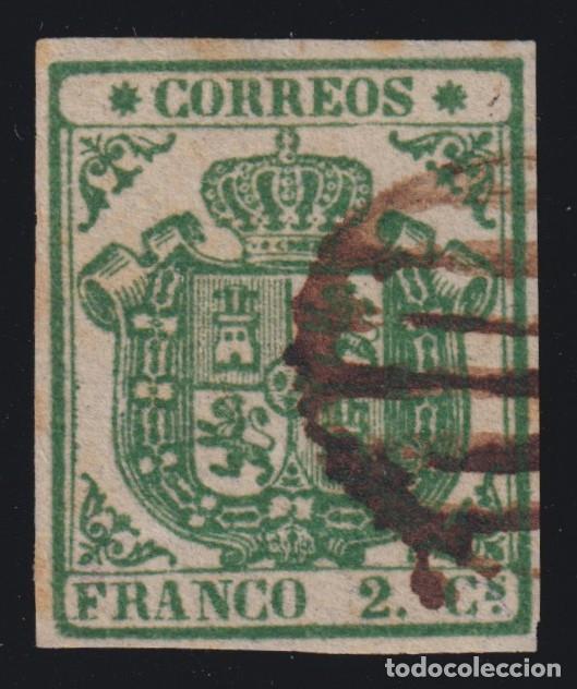 Sellos: ESPA&Ntilde;A - ESCUDO DE ESPA&Ntilde;A &ordm; 32 - A&Ntilde;O 1854 - CERTIFICADO GRAUS