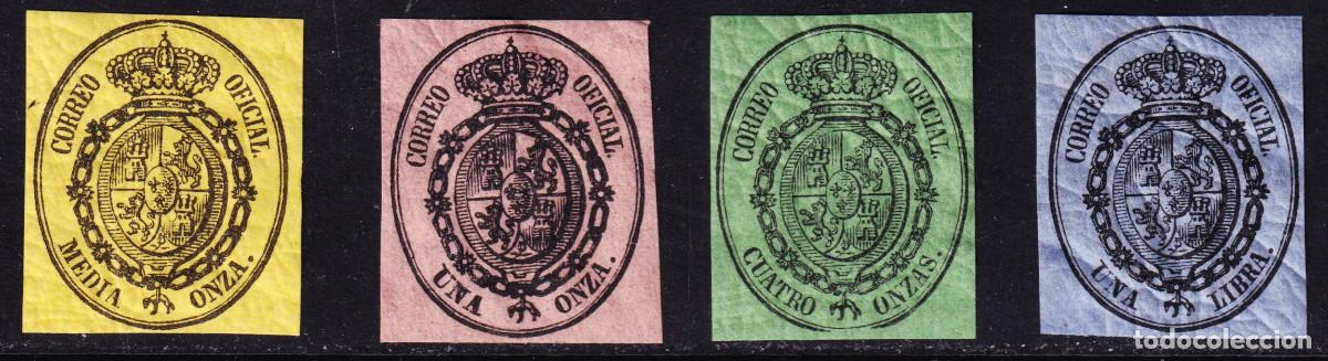 Sellos: ESCUDO DE ESPA&Ntilde;A ** 35/38 A&Ntilde;O 1855 - MNH - LUJO