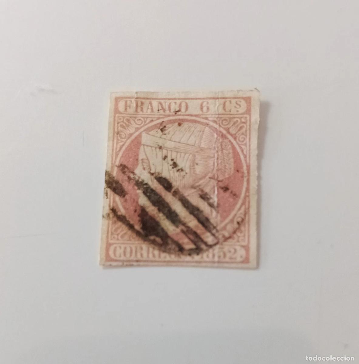 Sellos: sellos Espa&ntilde;a 1852 Edifil 12