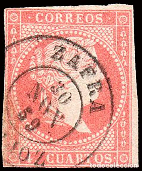 Sellos: Badajoz - Edi o 48 - 4 cuartos - Mat Fech. Tp. II &rdquo;Zafra&rdquo;