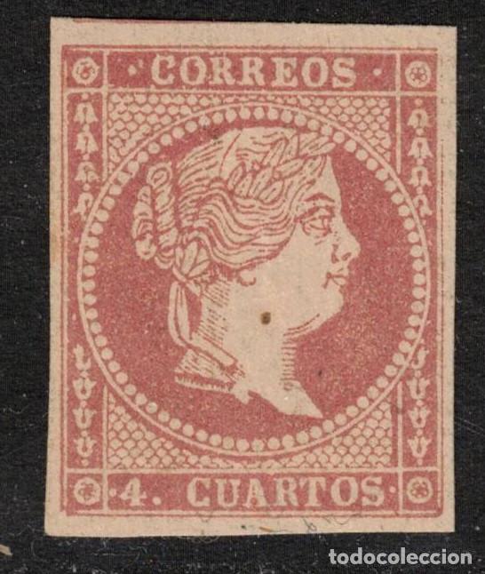Sellos: ESPA&Ntilde;A - ISABEL II - ** 48C TIPO IV - A&Ntilde;O 1855 - LUJO - MNH