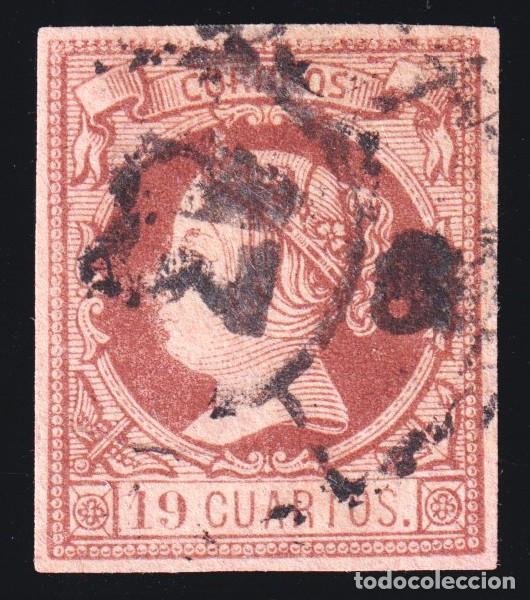 Sellos: ESPA&Ntilde;A ISABEL II &ordm; 54 - A&Ntilde;O 1860 - CERTIFICADO CEM - LUJO