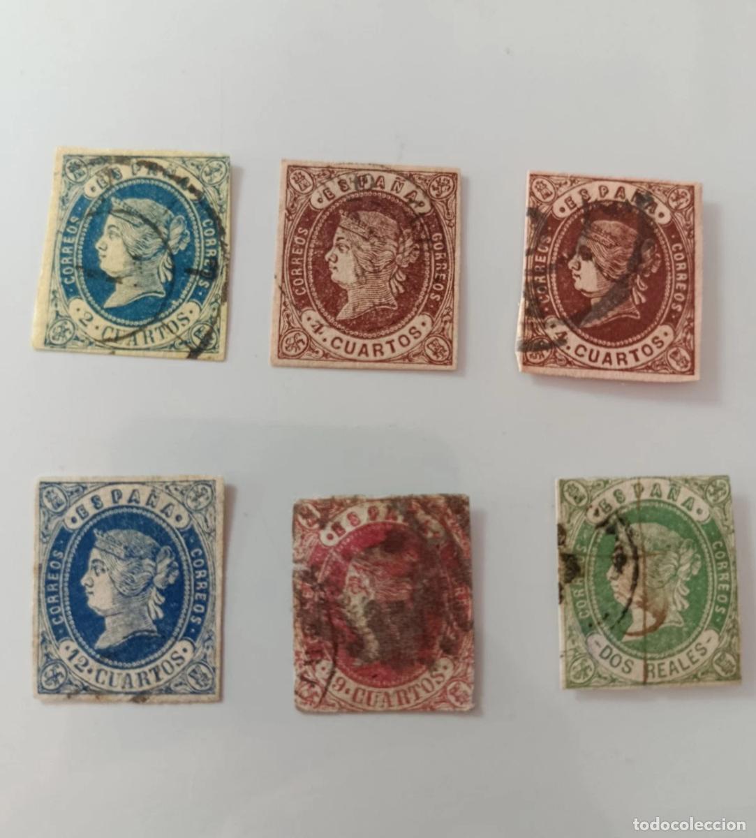 Sellos: sellos Espa&ntilde;a 1862, Edifil 57/62, Falta 61