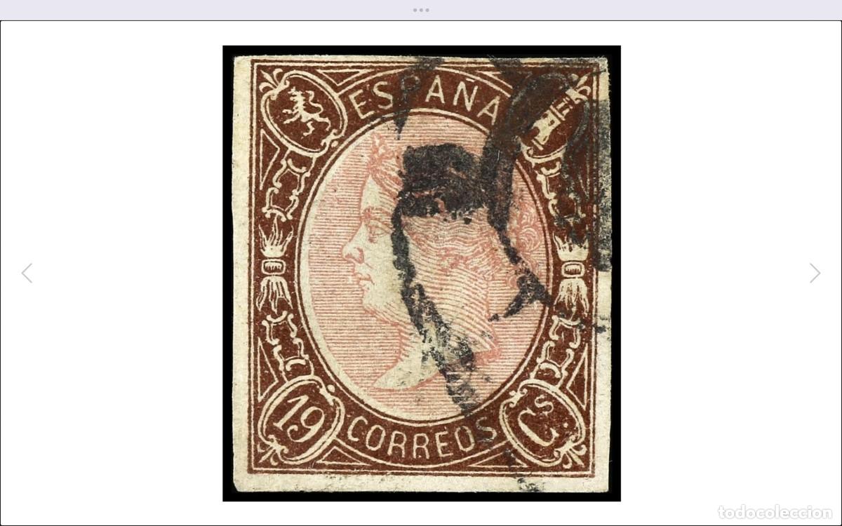 Francobolli: ESPA&Ntilde;A - 1865 - ISABEL II - EDIFIL 71 - LUJO-- VALOR CATALOGO 1000&euro;