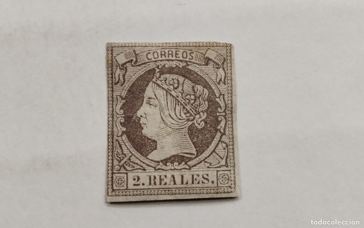 Selos: ESPA&Ntilde;A - 1860 - ISABEL II - EDIFIL 56 -COLOR VIVO Y FRESCO - MH* - NUEVO