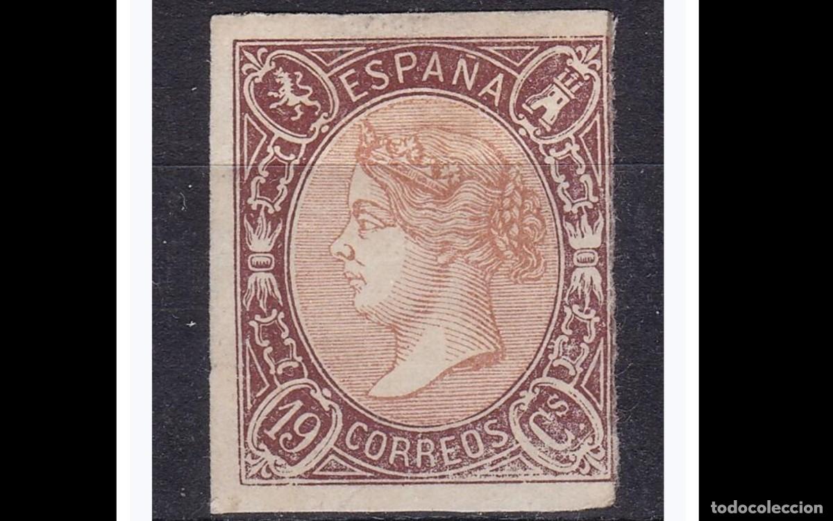 Stamps: ESPA&Ntilde;A - 1865 - ISABEL II - EDIFIL 71 - MH* - NUEVO - AUTENTICO - VALOR CATALOGO 2065&euro;