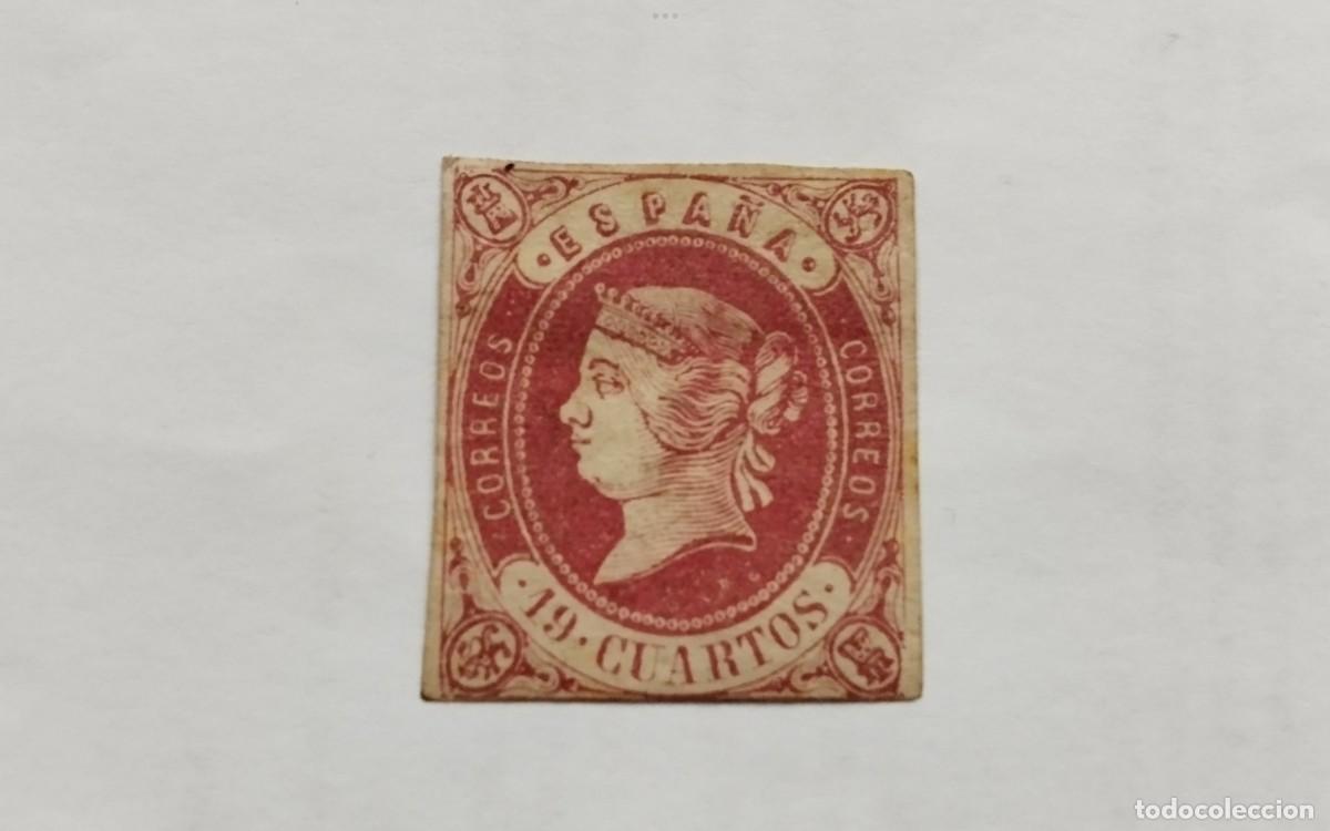 Francobolli: ESPA&Ntilde;A - 1862 - ISABEL II - EDIFIL 60 - MH* - NUEVO - VALOR CATALOGO 265&euro;.