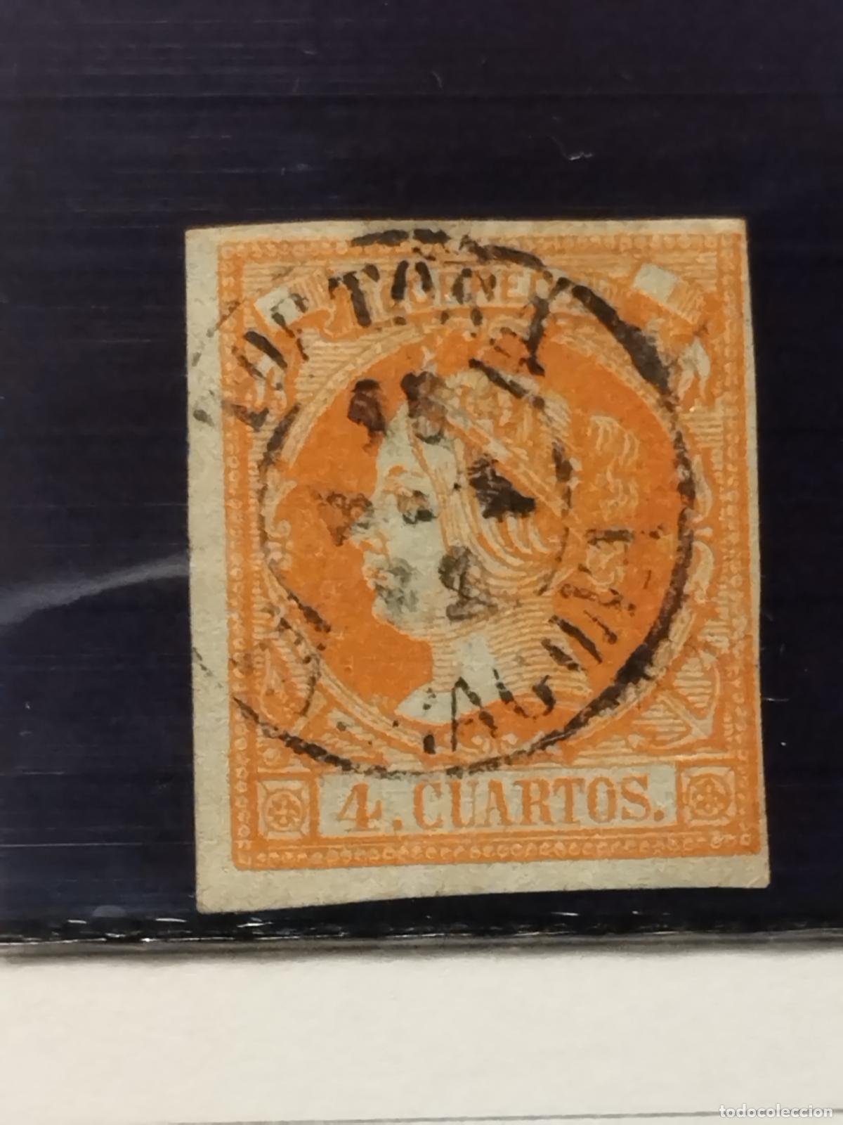 Francobolli: JT - ESPA&Ntilde;A - EDIFIL 52. FECHADOR DE TORTOSA. TARRAGONA. TIPO II.