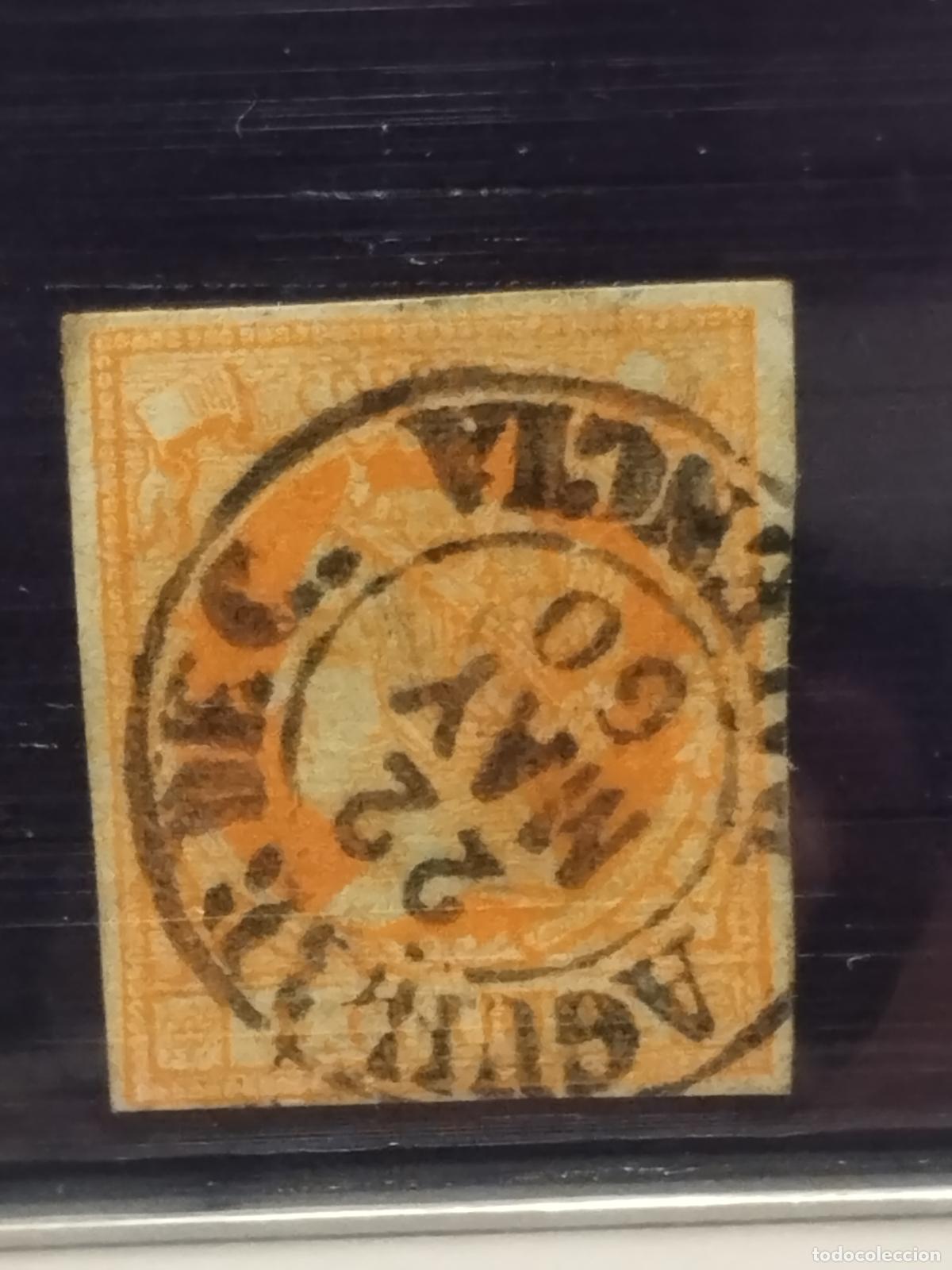 Sellos: JT - ESPA&Ntilde;A - EDIFIL 52. FECHADOR DE AGUILAR DE CAMPOO. PALENCIA. TIPO I. LUJO
