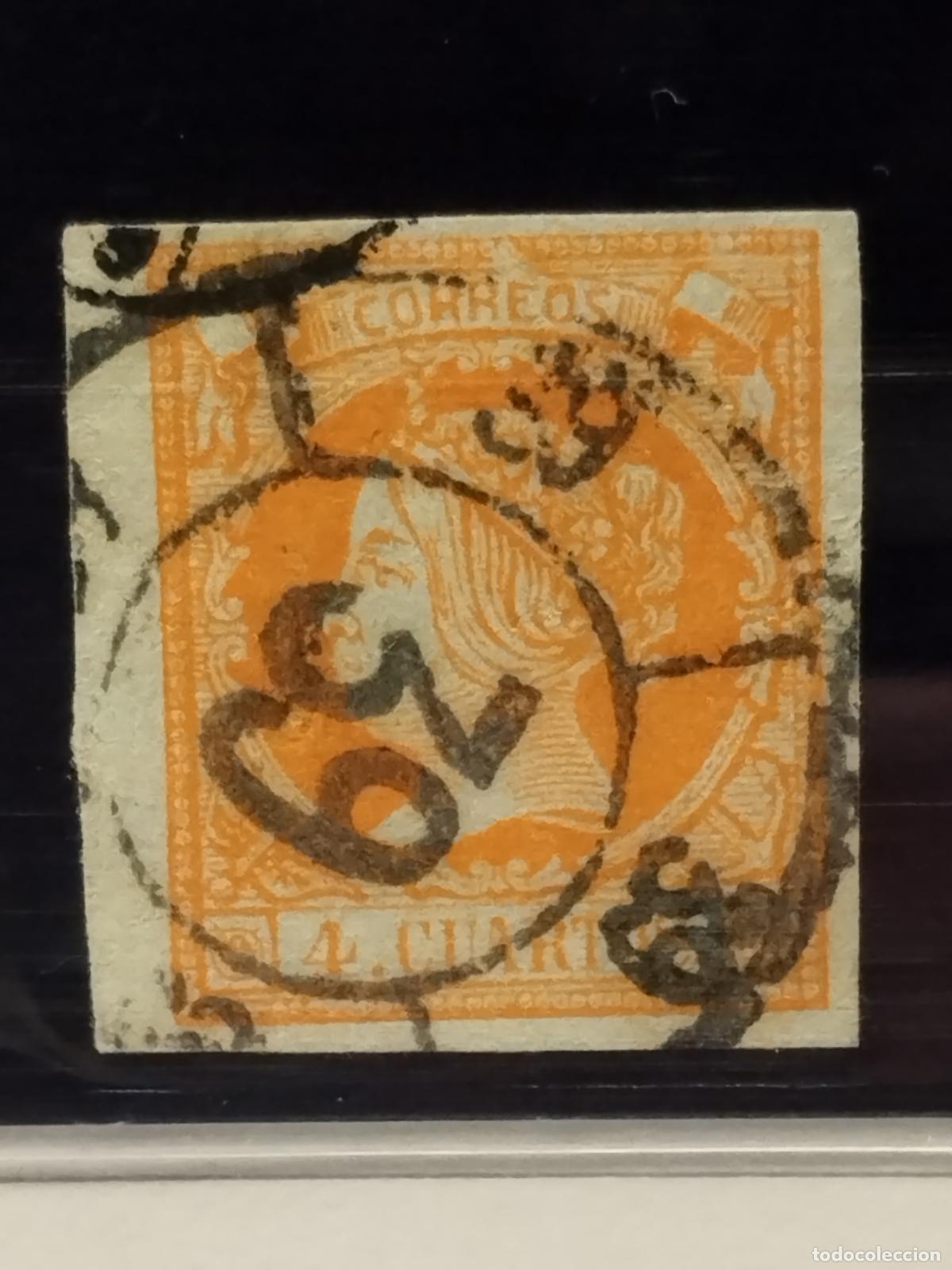 Francobolli: JT - ESPA&Ntilde;A - EDIFIL 52. RUEDA DE CARRETA N 39. PONTEVEDRA. LUJO
