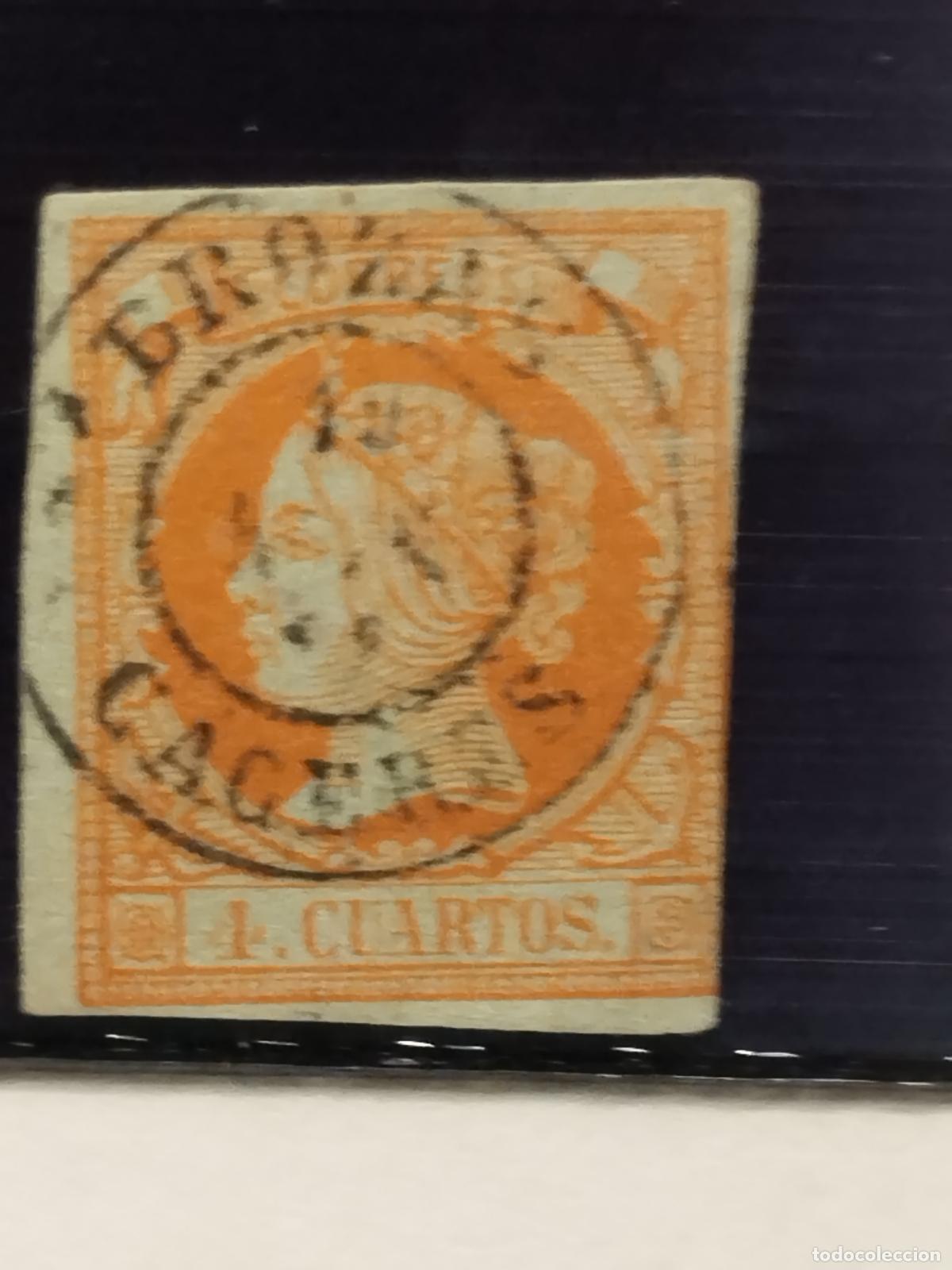 Francobolli: JT - ESPA&Ntilde;A - EDIFIL 52. FECHADOR DE BROZAS. TIPO II. CACERES. MUY BONITO