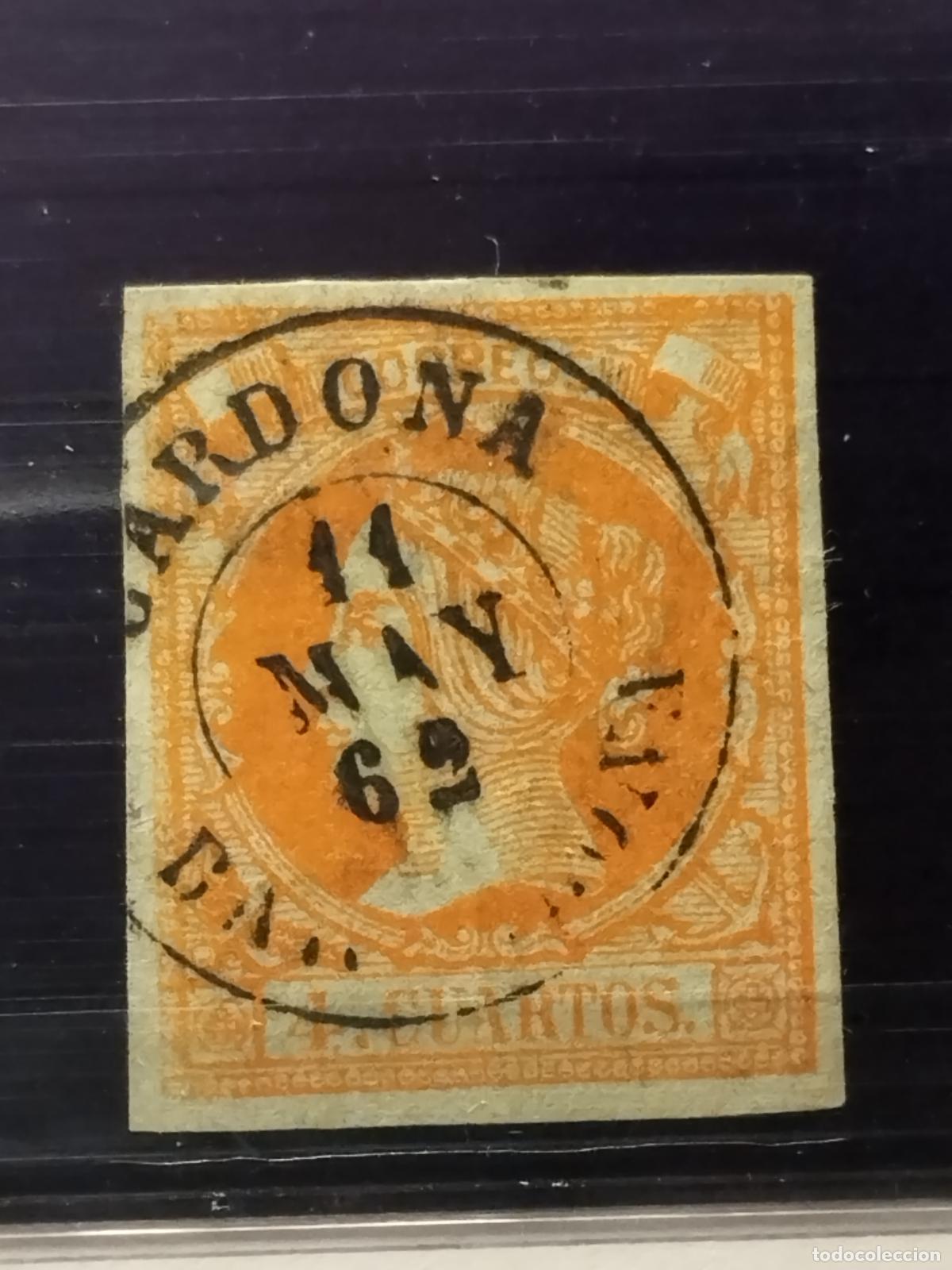 Briefmarken: JT - ESPA&Ntilde;A - EDIFIL 52. FECHADOR DE CARDONA. TIPO II. BARCELONA. MUY BONITO