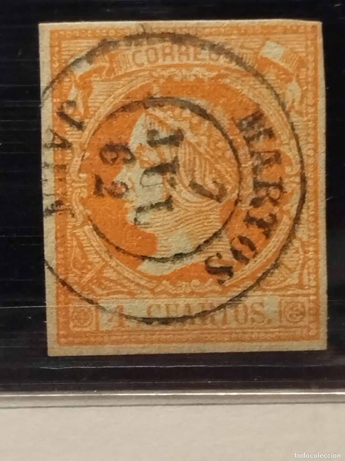 Francobolli: JT - ESPA&Ntilde;A - EDIFIL 52. FECHADOR DE MARTOS. TIPO II. JAEN. MUY BONITO.