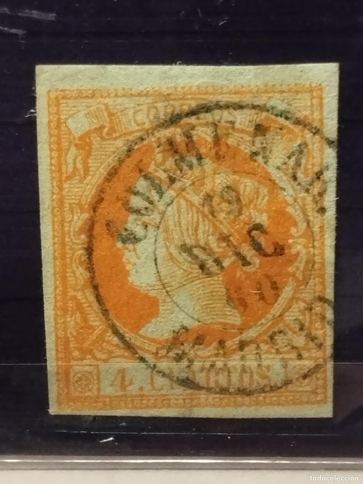 Briefmarken: JT - ESPA&Ntilde;A - EDIFIL 52. FECHADOR DE COLMENAR. TIPO II. MADRID. MUY BONITO Y RARO.