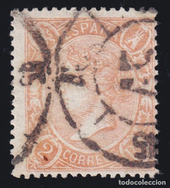 Francobolli: ESPA&Ntilde;A - ISABEL II N&ordm; 79A NARANJA - A&Ntilde;O 1865 - MUY RARO