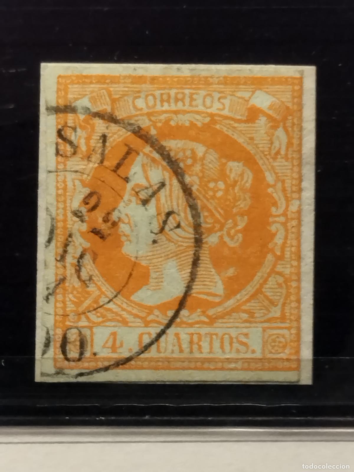 Sellos: JT - ESPA&Ntilde;A - EDIFIL 52. FECHADOR DE SALAS. TIPO II. OVIEDO. MUY BONITO Y RARO