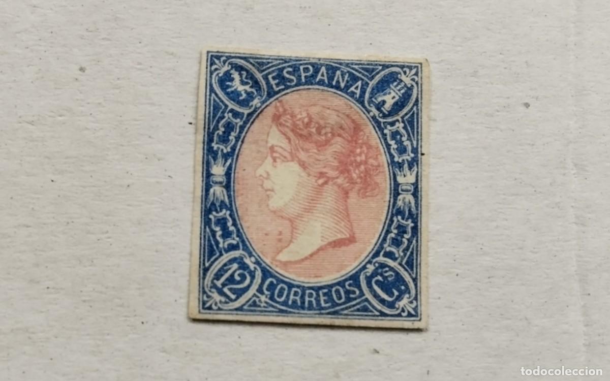 Selos: ESPA&Ntilde;A:- 1865 - EDIFIL 70 - MH* - NUEVO - COLOR INTENSO Y FRESCO- AUTENTICO- VALOR CATALOGO 570&euro;