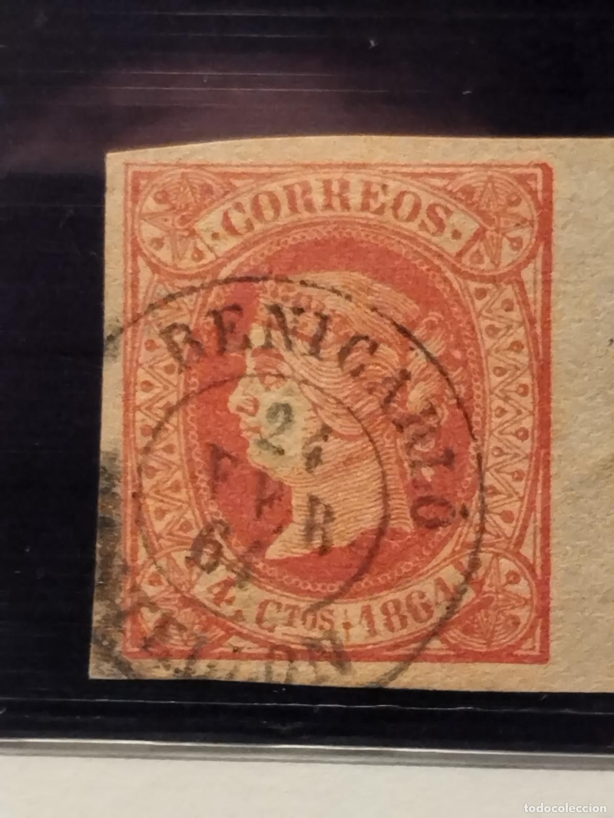 Francobolli: JT - ESPA&Ntilde;A - EDIFIL 64. FECHADOR DE BENICARLO. TIPO II. CASTELLON. MUY BONITO.