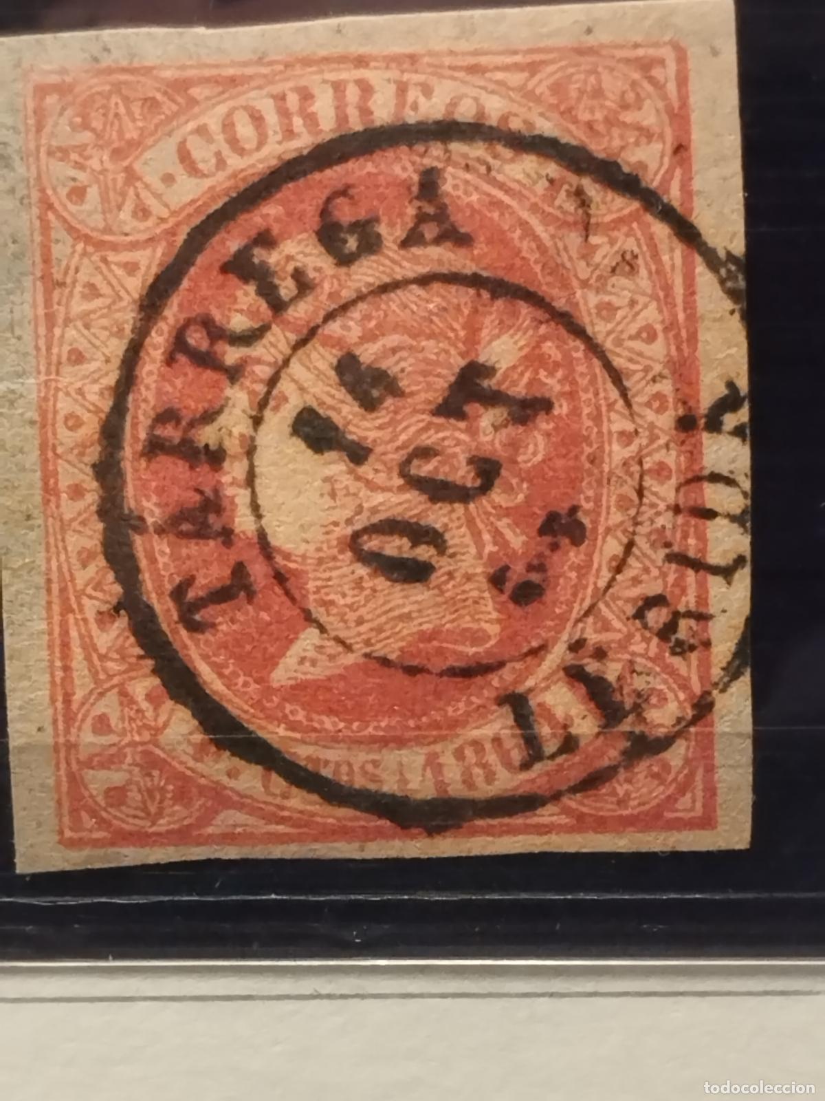 Francobolli: JT - ESPA&Ntilde;A - EDIFIL 64. FECHADOR DE TARREGA. TIPO II. LERIDA. LUJO.
