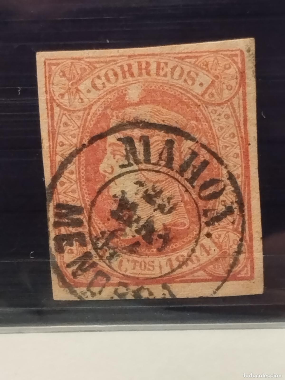 Stamps: JT - ESPA&Ntilde;A - EDIFIL 64. FECHADOR DE MAHON. MENORCA. BALEARES. TIPO II. LUJO.