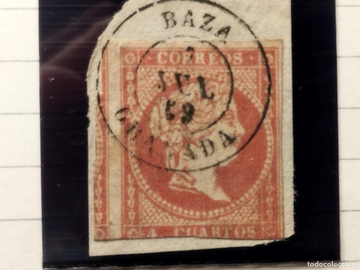 Timbres: JT - ESPA&Ntilde;A - EDIFIL 48. FECHADOR DE BAZA. GRANADA. TIPO II. MUY BONITO