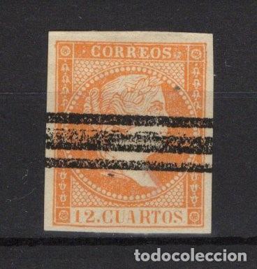 Selos: PC465 Sellos Espa&ntilde;a a&ntilde;o 1857/60 Edifil NE1&ordm; sello barrado