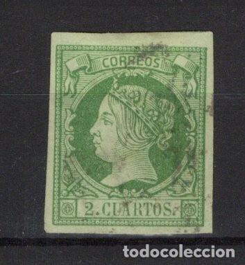 Timbres: PC467 Sellos Espa&ntilde;a a&ntilde;o 1860/61 Edifil 51&ordm; sello original en usado v.c. 28 &euro;