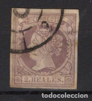 Francobolli: PC470 Sellos Espa&ntilde;a a&ntilde;o 1860/61 Edifil 56&ordm; sello original en usado v.c. 18 &euro;